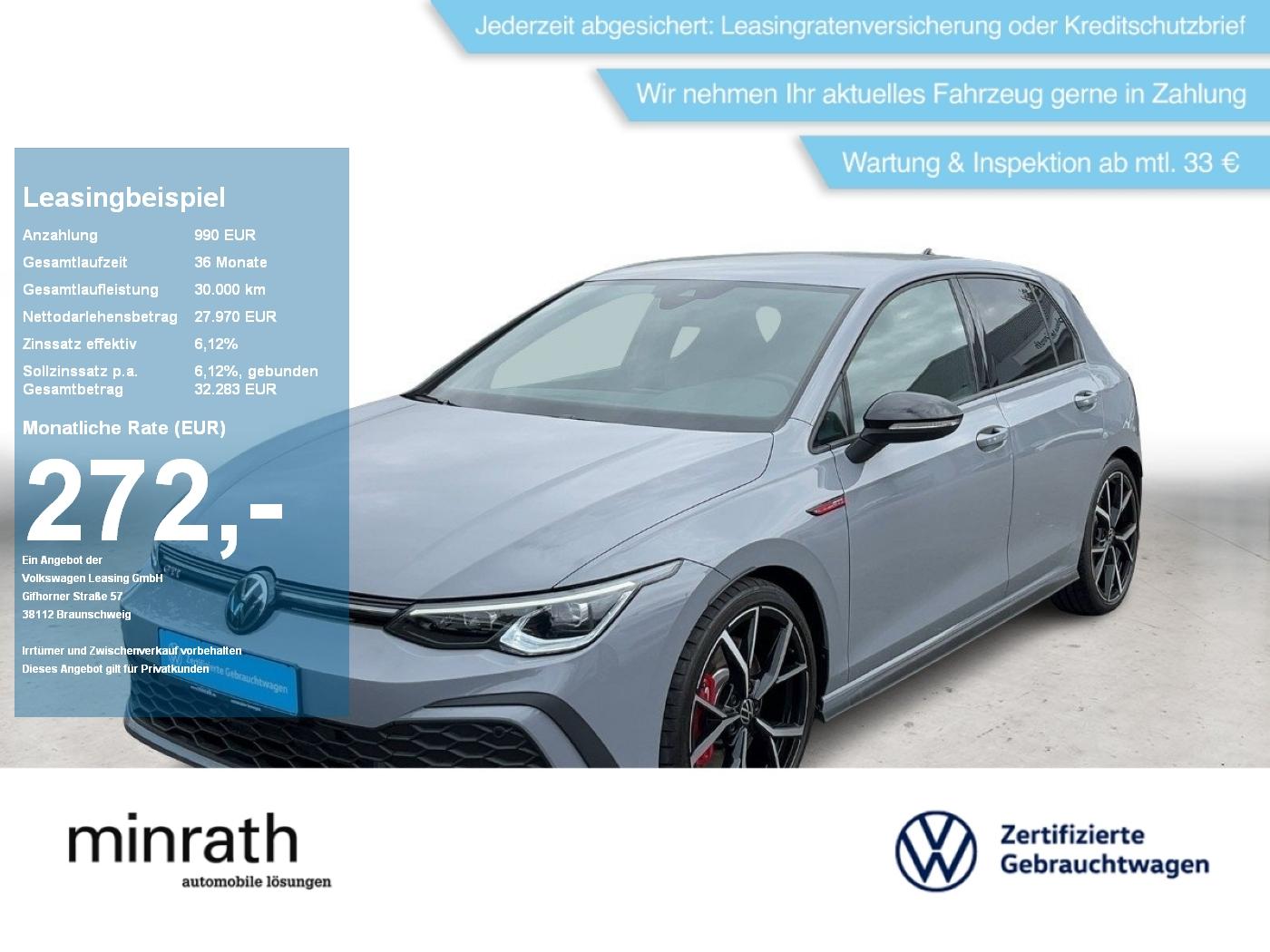 Volkswagen Golf VIII GTI 2.0 TSI DSG BLACK+APP+VIRT+ACC+LED