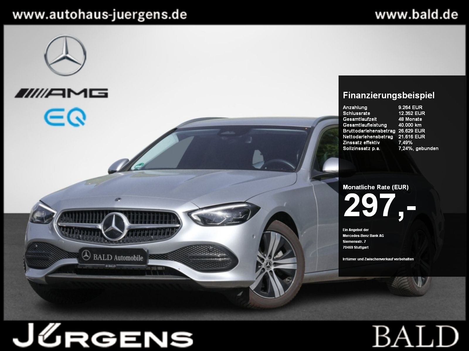 MERCEDES-BENZ C 180 T Avantgarde/Memo/Ambi/LED/Kamera/EasyP