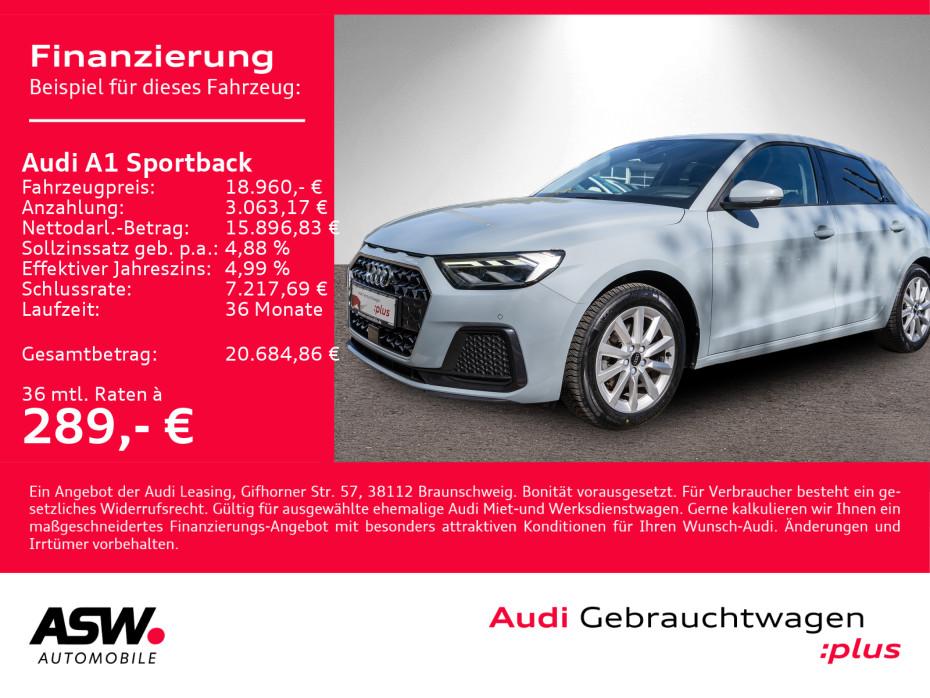 Audi A1 Sportback advanced 30TFSI Stronic LED PDC SHZ