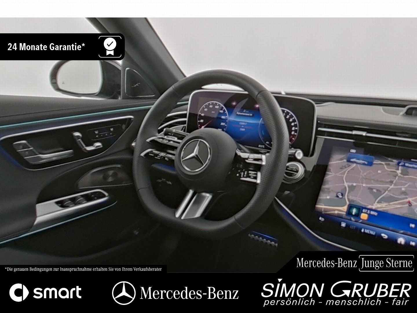 Fahrzeugabbildung Mercedes-Benz E 300 e 4M AMG Pano Airmatic Burm Superscreen