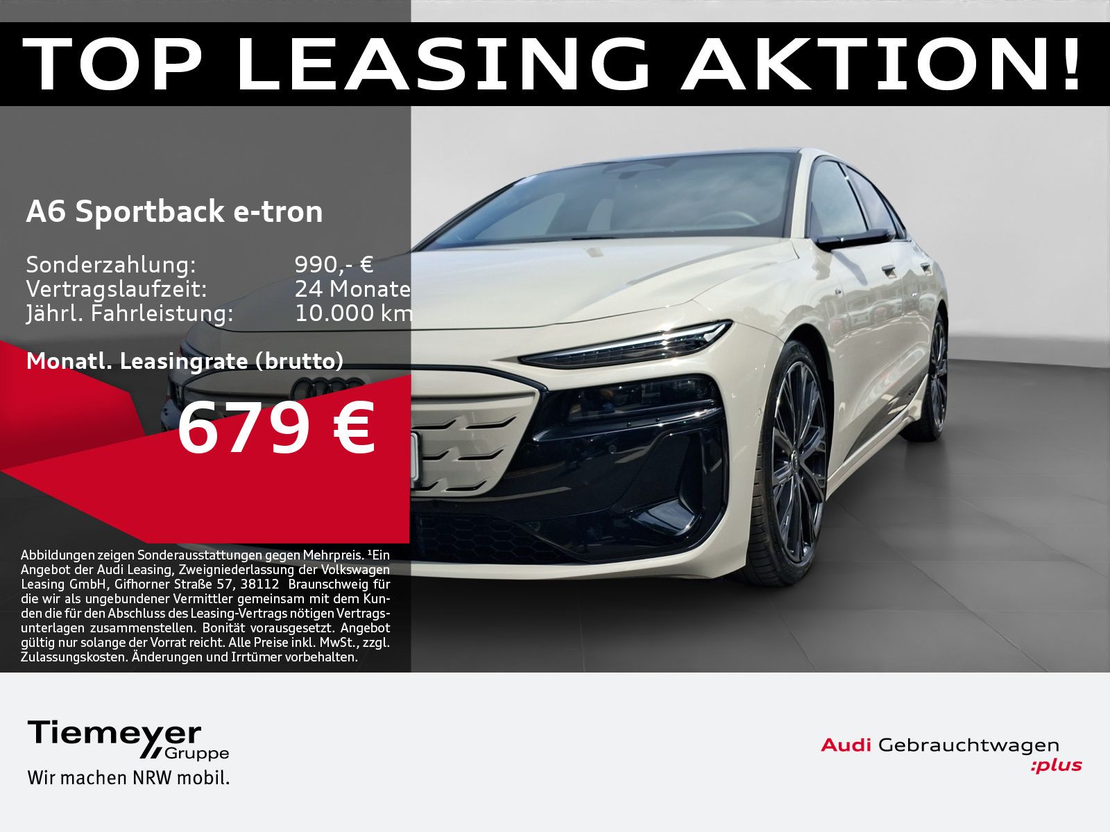 Audi A6 Sportback e-tron EDT ONE S-SITZE PANO V-SPIEG