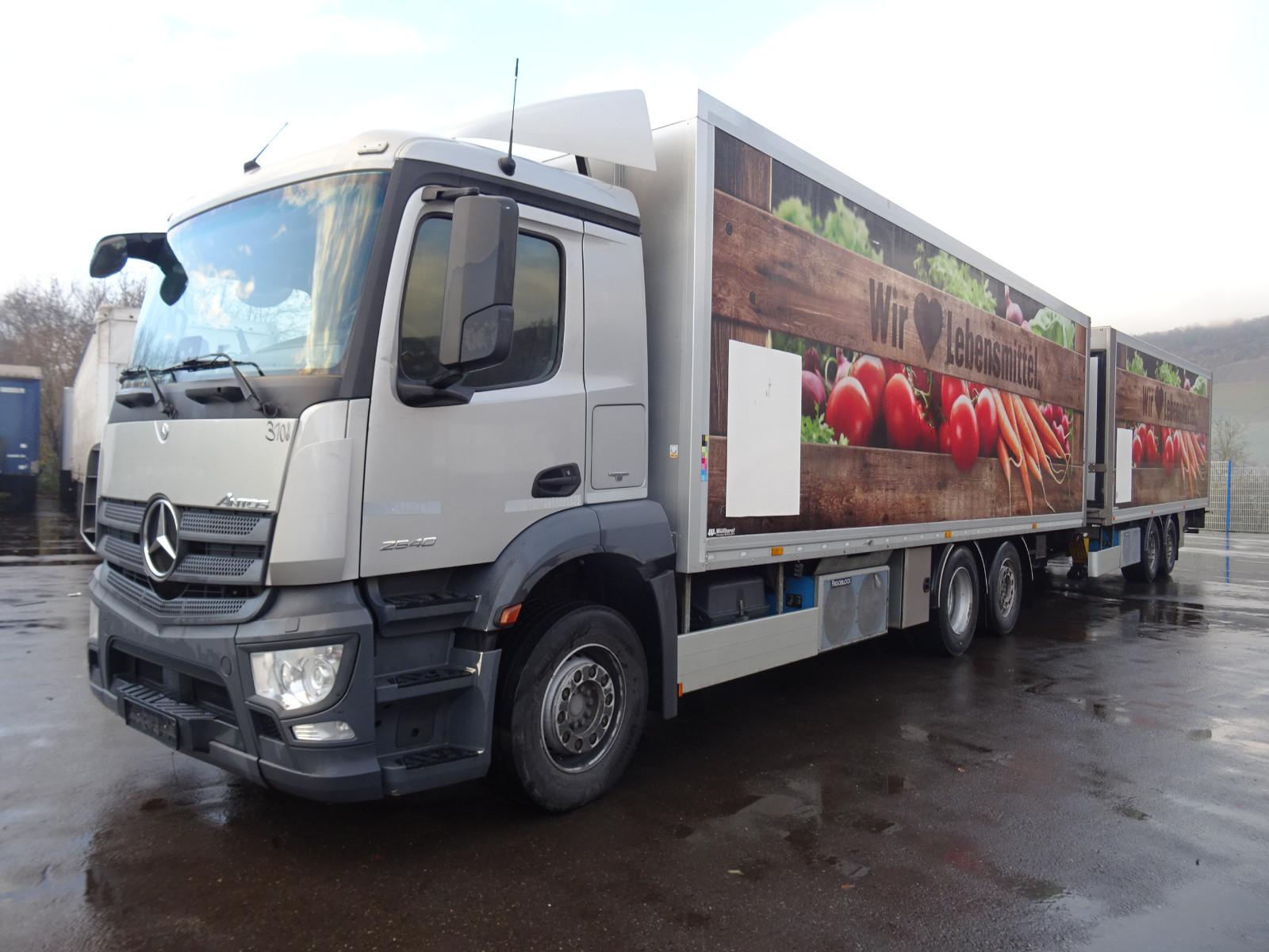Mercedes-Benz 2540 Antos*Durchladbar*Frigoblock*2x LBW*kpl Zug