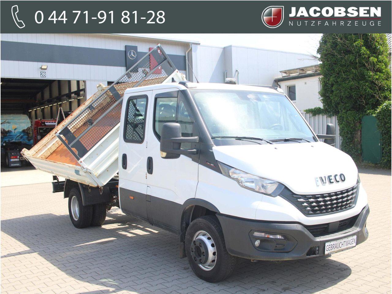 Iveco Daily 70C18 DoKa 3. S-Kipper / 2x AHK / Klima