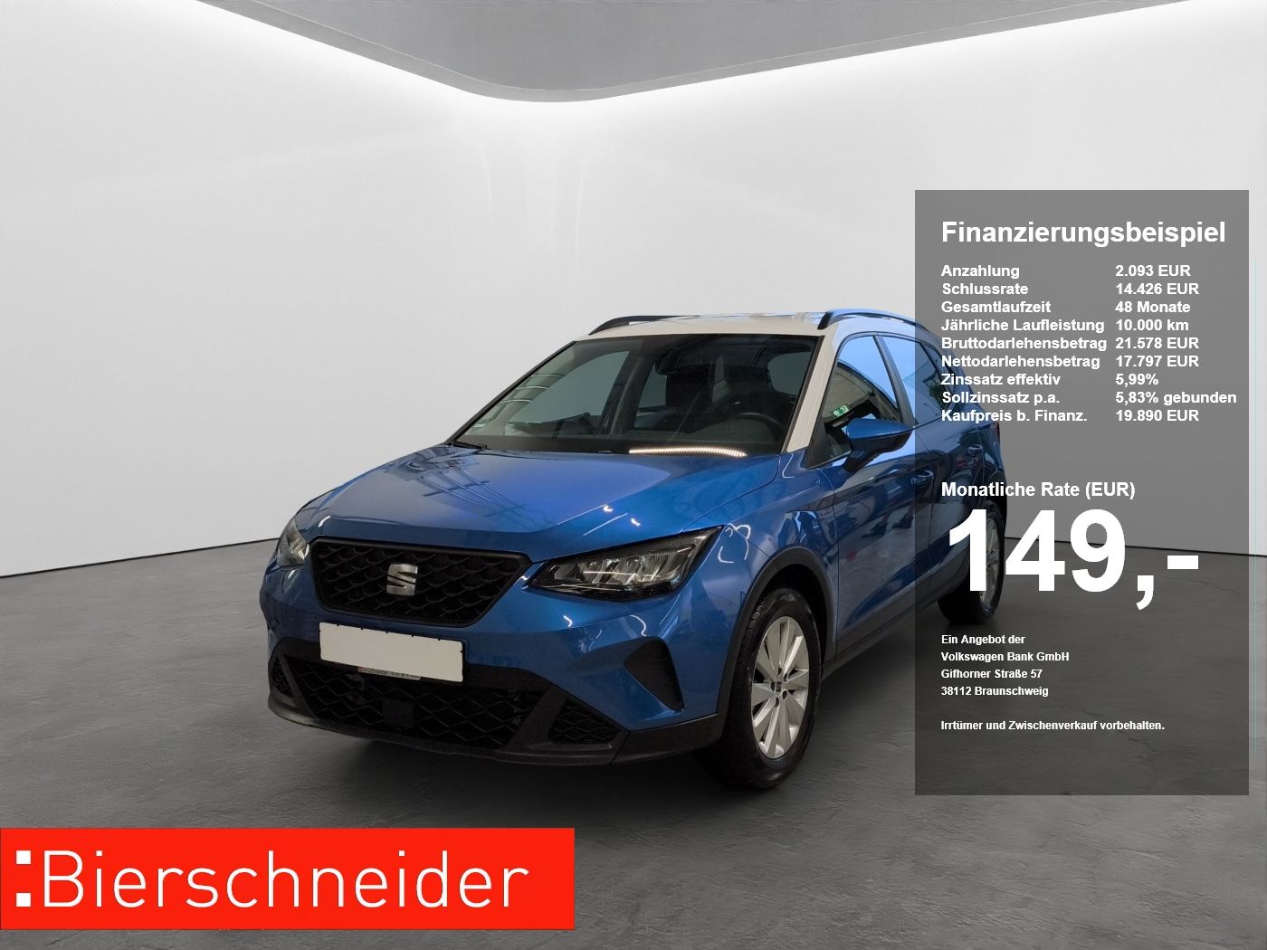 Seat Arona 1.0 TSI DSG Style LED+FULL-LINK+SHZ+GRA