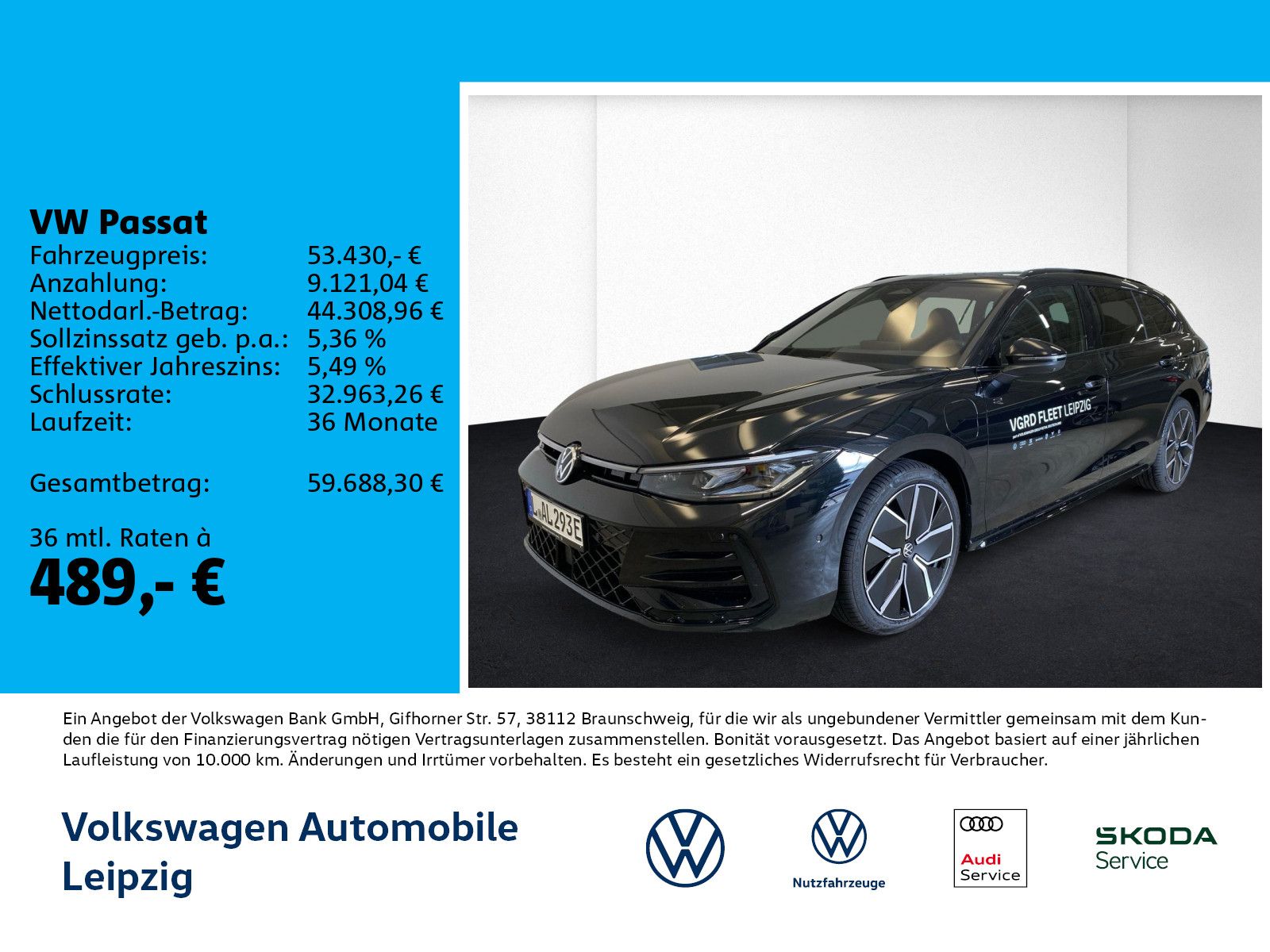 VW Passat R-Line 1.5 l eHybrid 200 KW