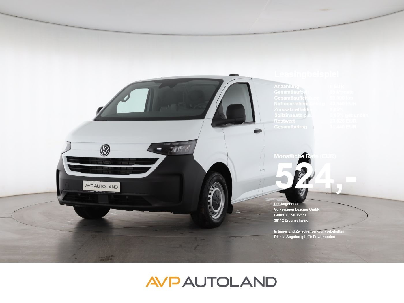 Volkswagen T7 Transporter Kasten KR kurz TDI | AHK