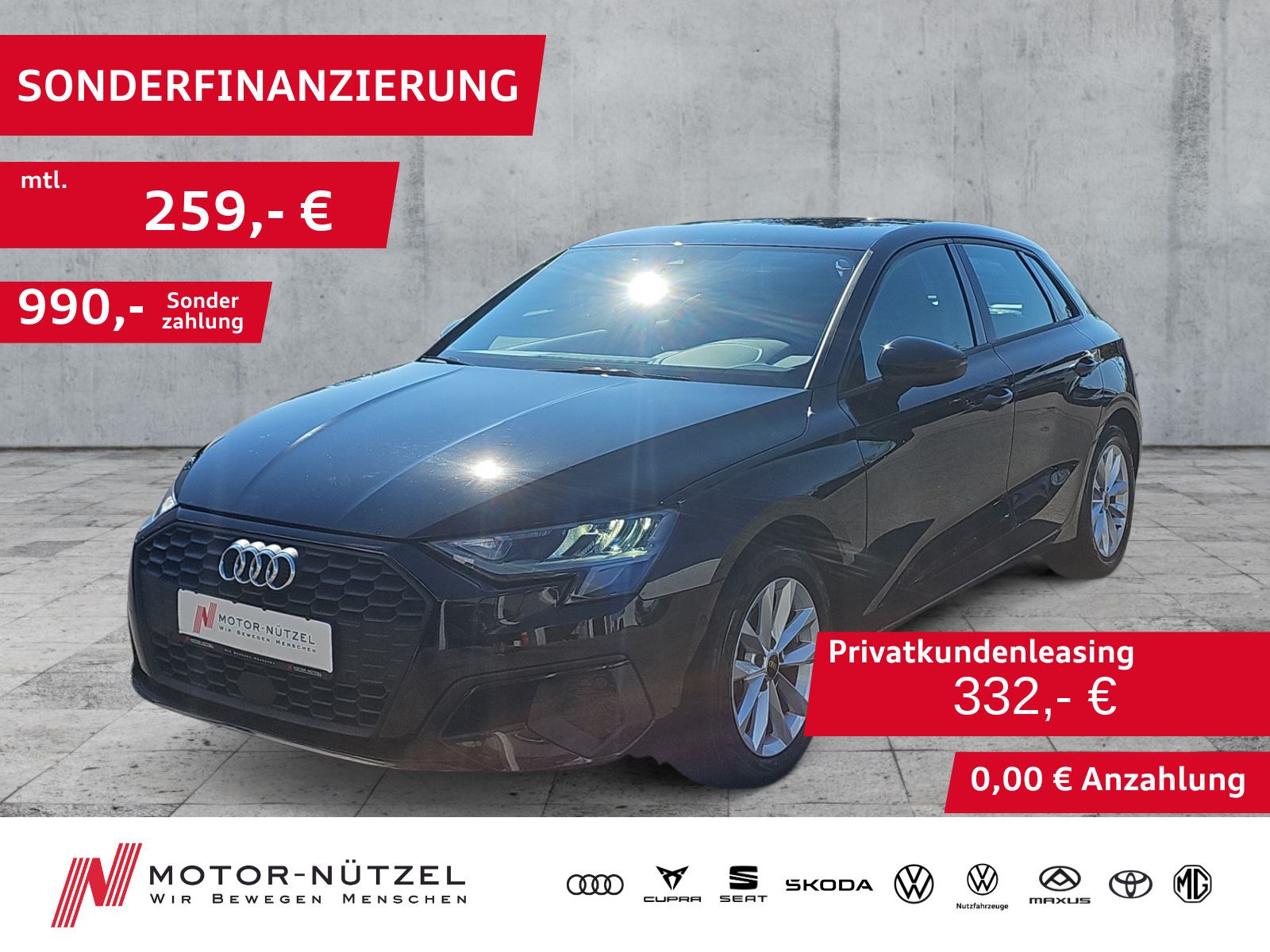 Audi A3 Sportback 35 TFSI S-TR NAVI 2xPDC GRA SHZ LM