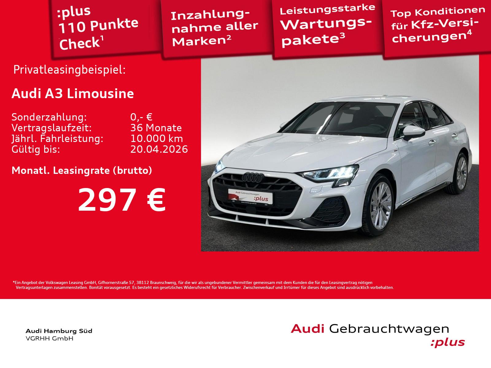 Audi A3 Limousine 30 TFSI S line S tronic NAVI/KAMERA