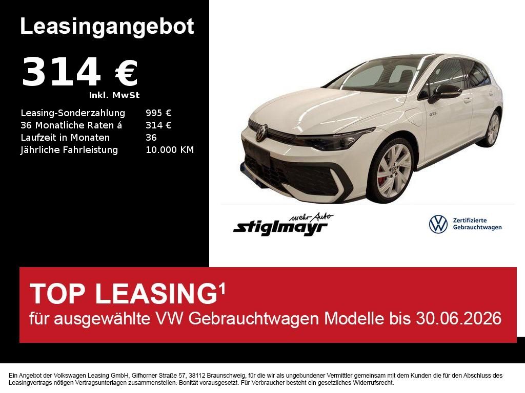 Volkswagen Golf VIII GTE 1.5 TSI eHybrid +HUD+Black Style