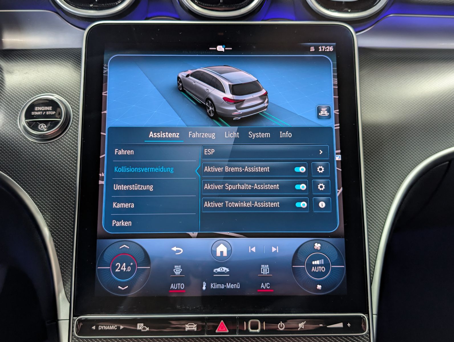 Fahrzeugabbildung Mercedes-Benz C 200 d T Night MBUX DISTRNIC+ AMBI VIRT SHZ KAM