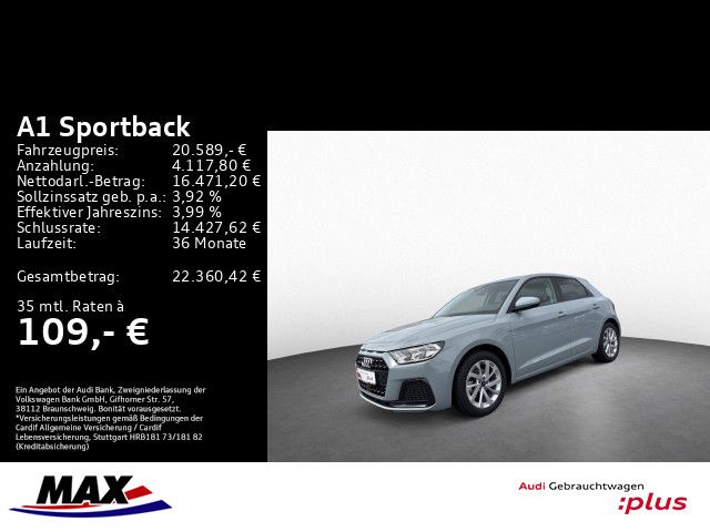 A1 Sportback 30 TFSI ADVANCED DCP+PDC+SMARTPHONE