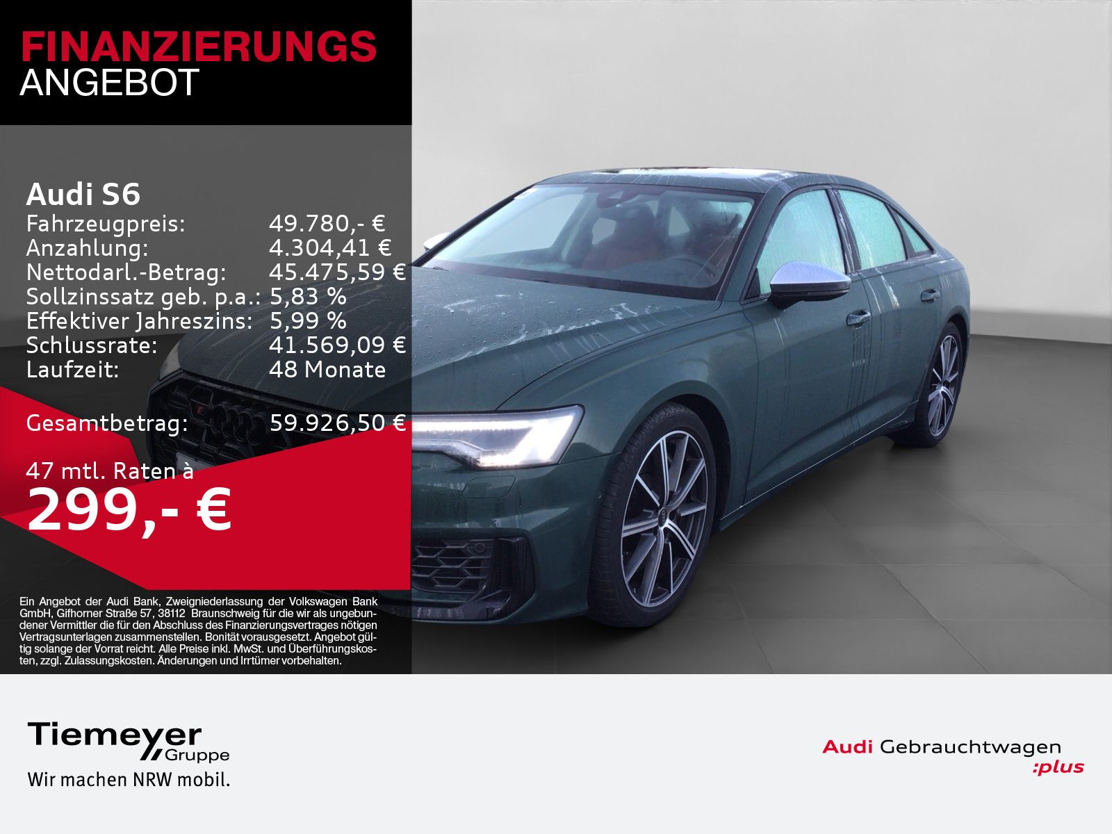 AUDI S6 TDI Q S-SITZE OPS+ LM20 MATRIX