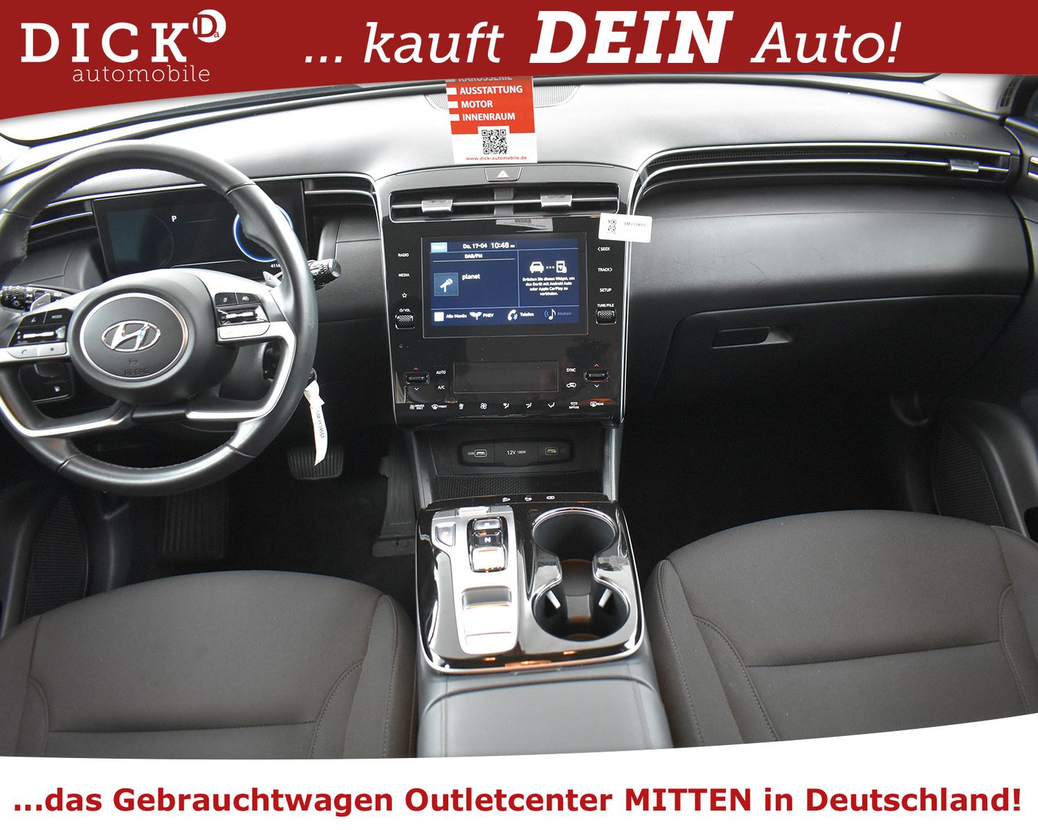 HYUNDAI Tucson 1.6 T Hyb 4WD >KAMERA+AHK+VIRTU+DAB+19" - Image 8