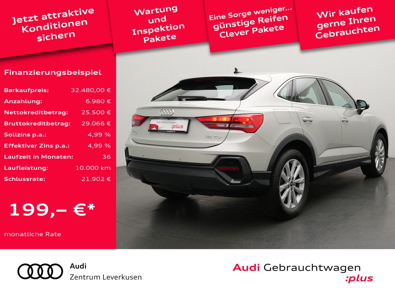 Audi Q3 Sportback VIRT ACC NAVI ACC LED PDC foto 2