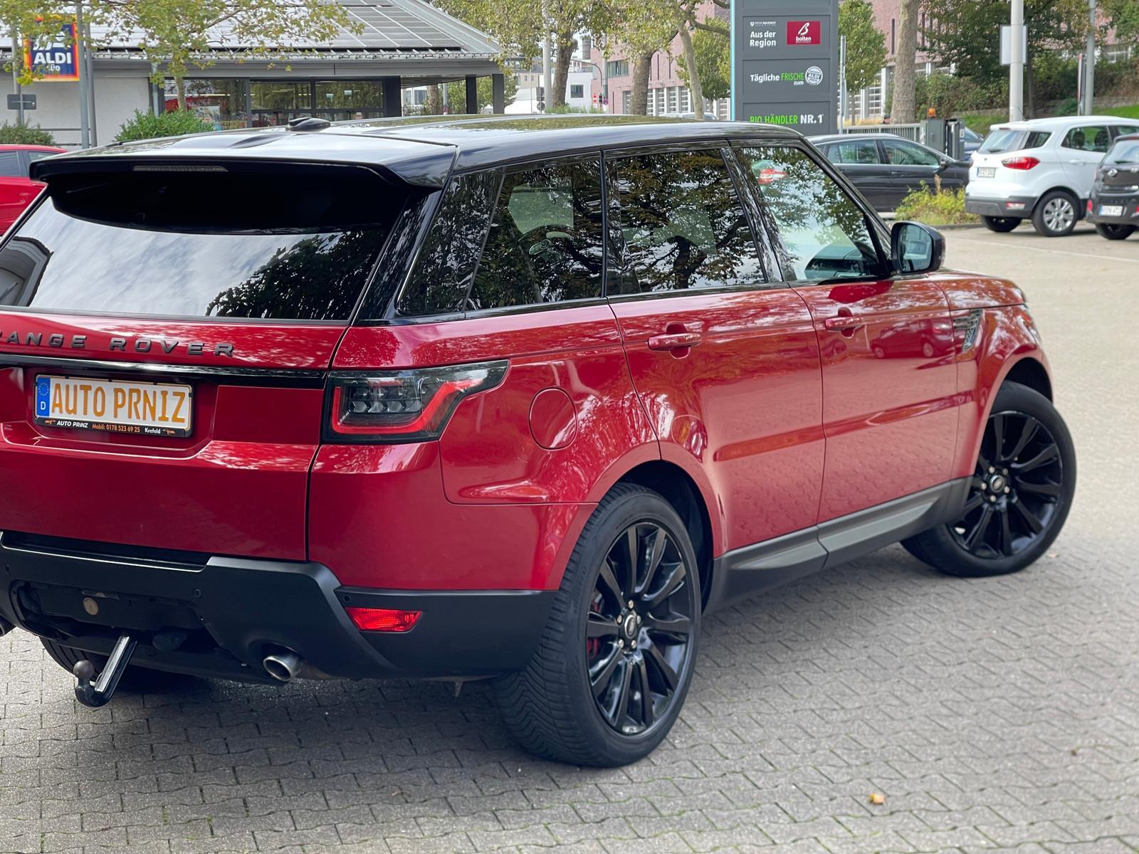 LAND ROVER RANGE ROVER SPORT SDV6 RED EDITION| ATTELAGE| CAMÉRA| | 258 ch | 4X4 | BVA | HAYON ÉLECTRIQUE | VOLANT EN CUIR | ASSISTANT FEUX DE ROUTE PAR CAMÉRA