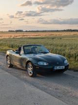 Mazda MX-5, Tüv06/27, kein typischer Rost, Verdeck neu - Mazda MX-5: Grün