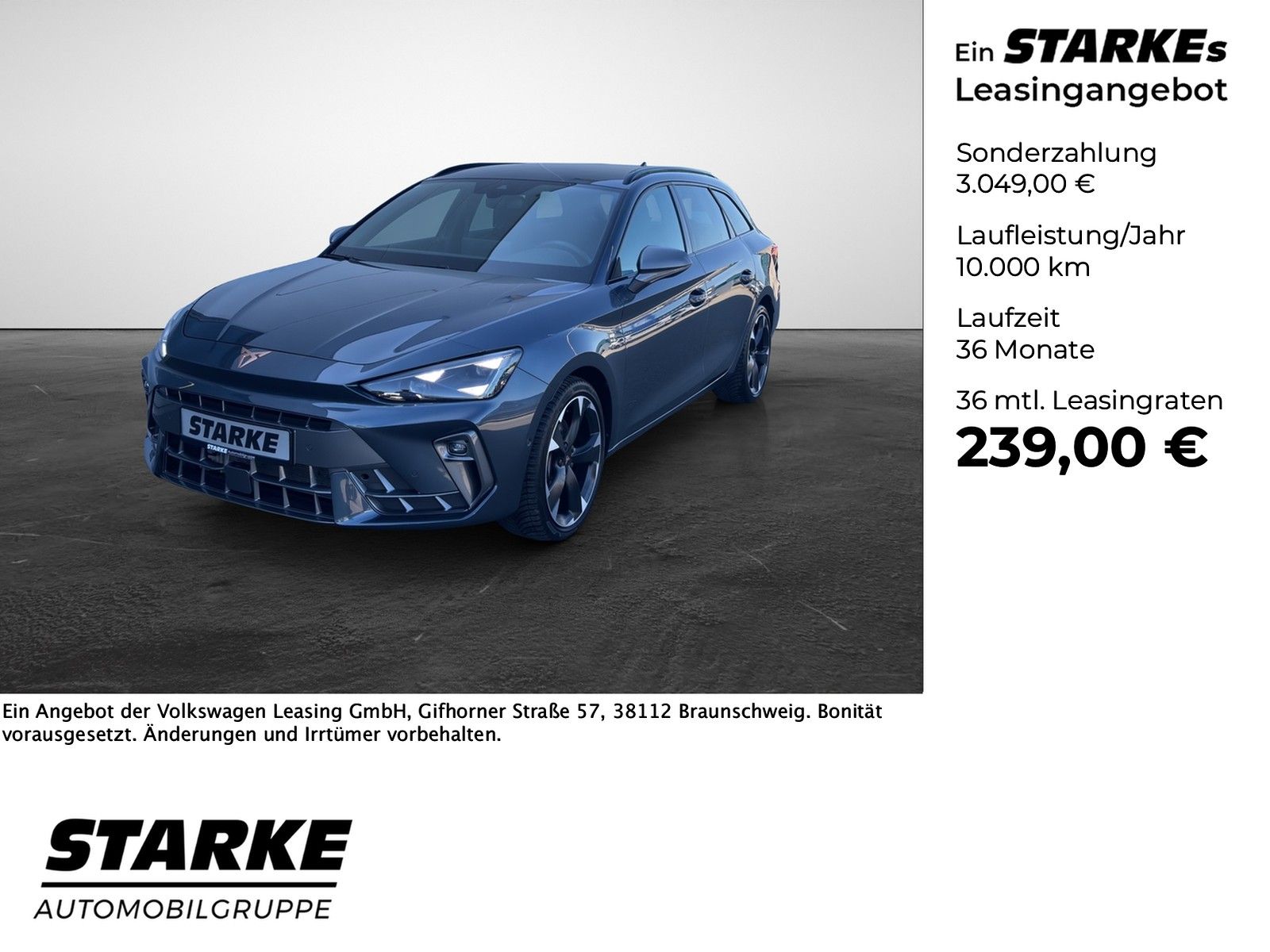 Cupra Leon Sportstourer 2.0 TDI DSG  AHK Navi LED Kame