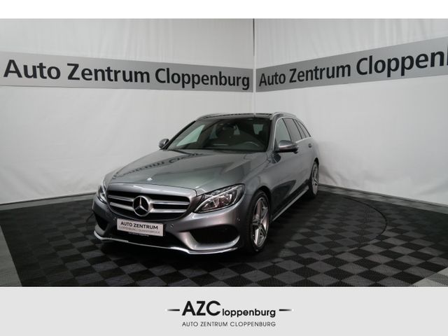 Mercedes-Benz C 180 T CGI AMG Line Pano+LED+Navi+Leder+PDC+18'