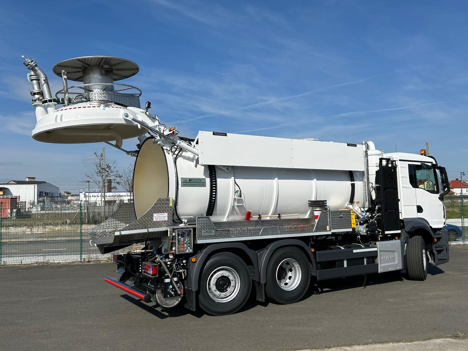 MAN TGS 26.480 6X2 Saug, Druck Spüler Kipper