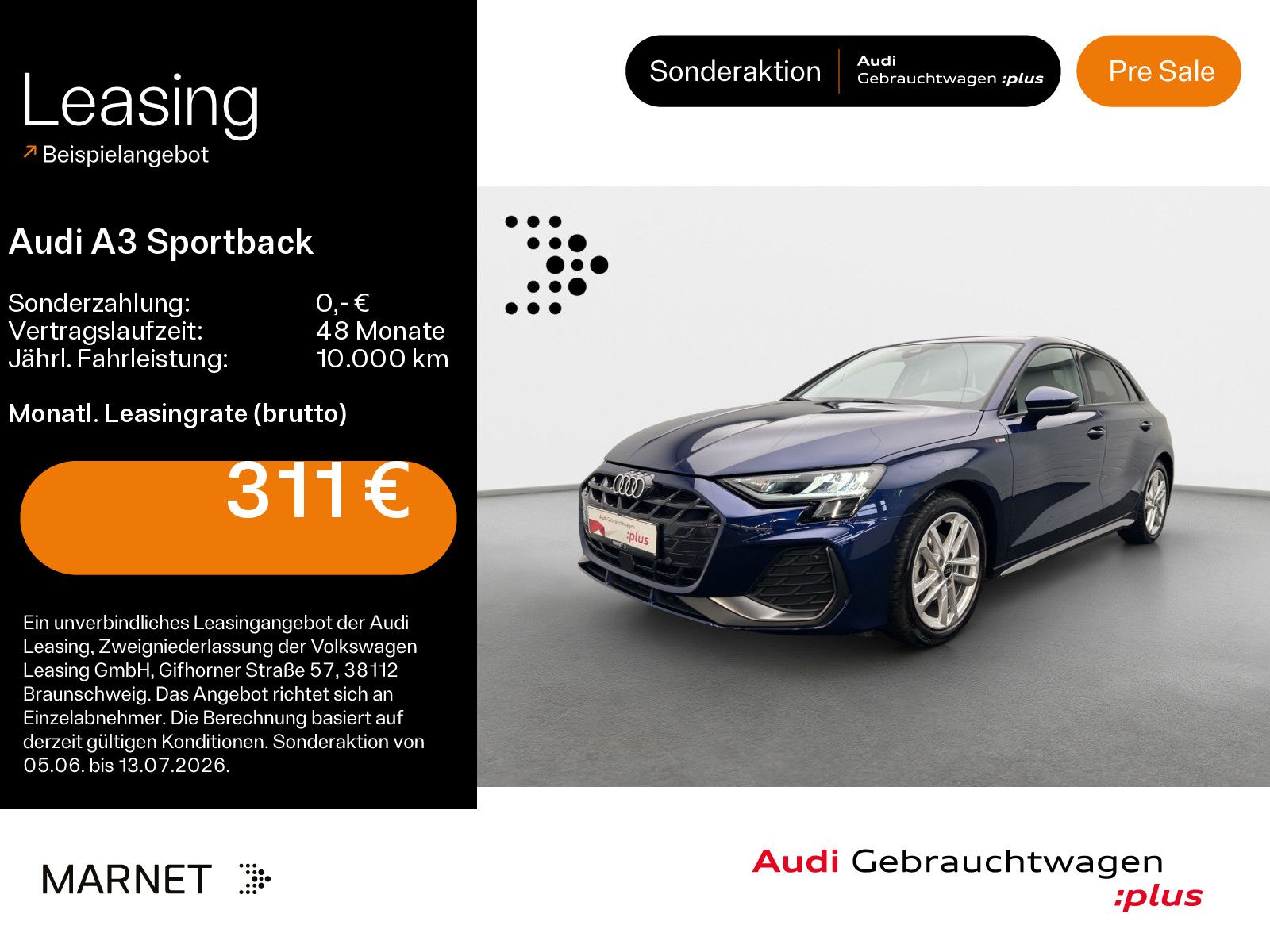 Audi A3 Sportback 35 TDI S line*Navi*Alu*PDC*Virtual