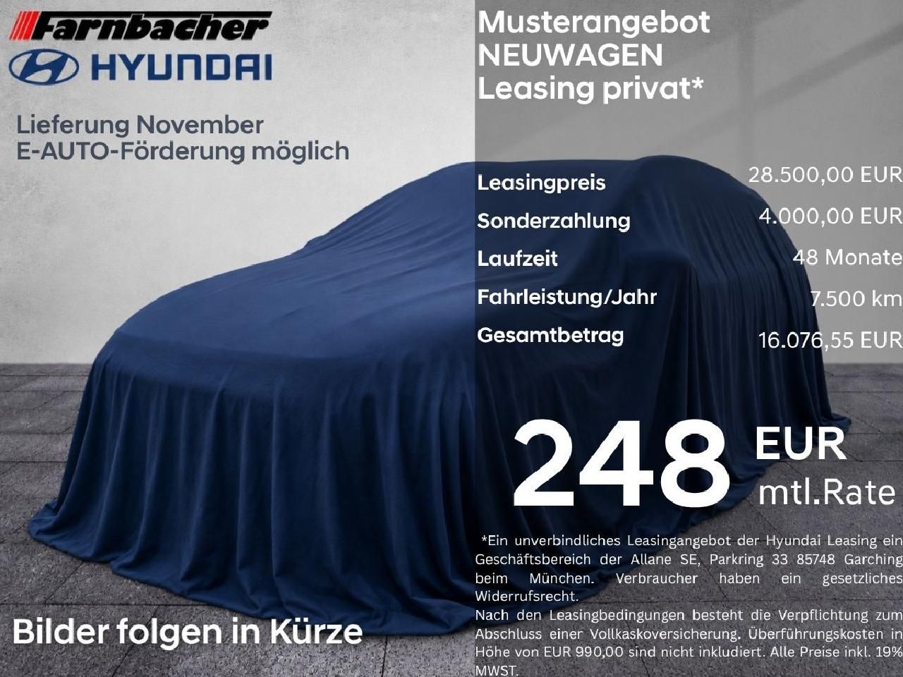 Fahrzeugabbildung Hyundai INSTER Elektro 49kWh 115PS Prime