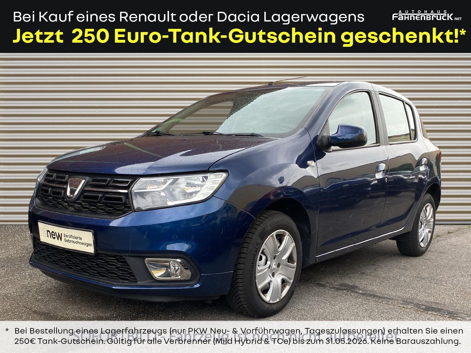 Dacia Sandero Laureate SCe 75 Navi PDC Rückfahrkamera