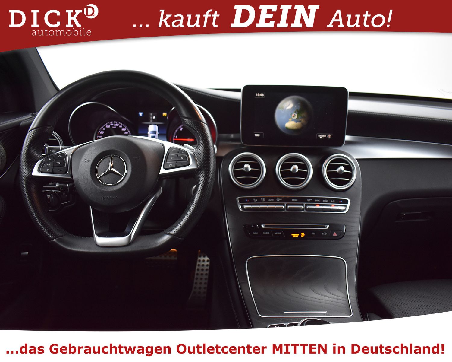 MERCEDES-BENZ GLC 250d Coupe 2X AMG Line COMAND+MEMO+360+BURM+ - Image 15