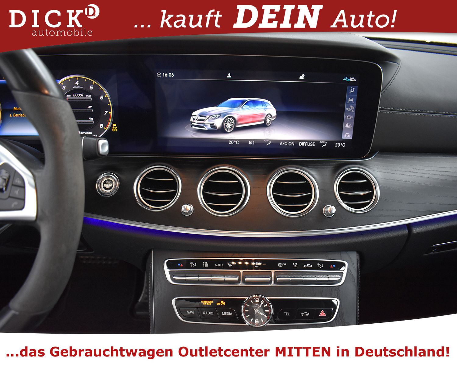 MERCEDES-BENZ E 63 S AMG 4M DESIGNO+KERAMIK+360+SOFT+PANO+VOLL - Image 16