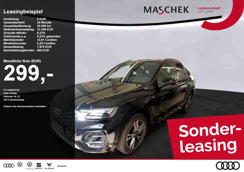 Audi Q5 Sportback S line 50 TDI quat Black Memory HUD