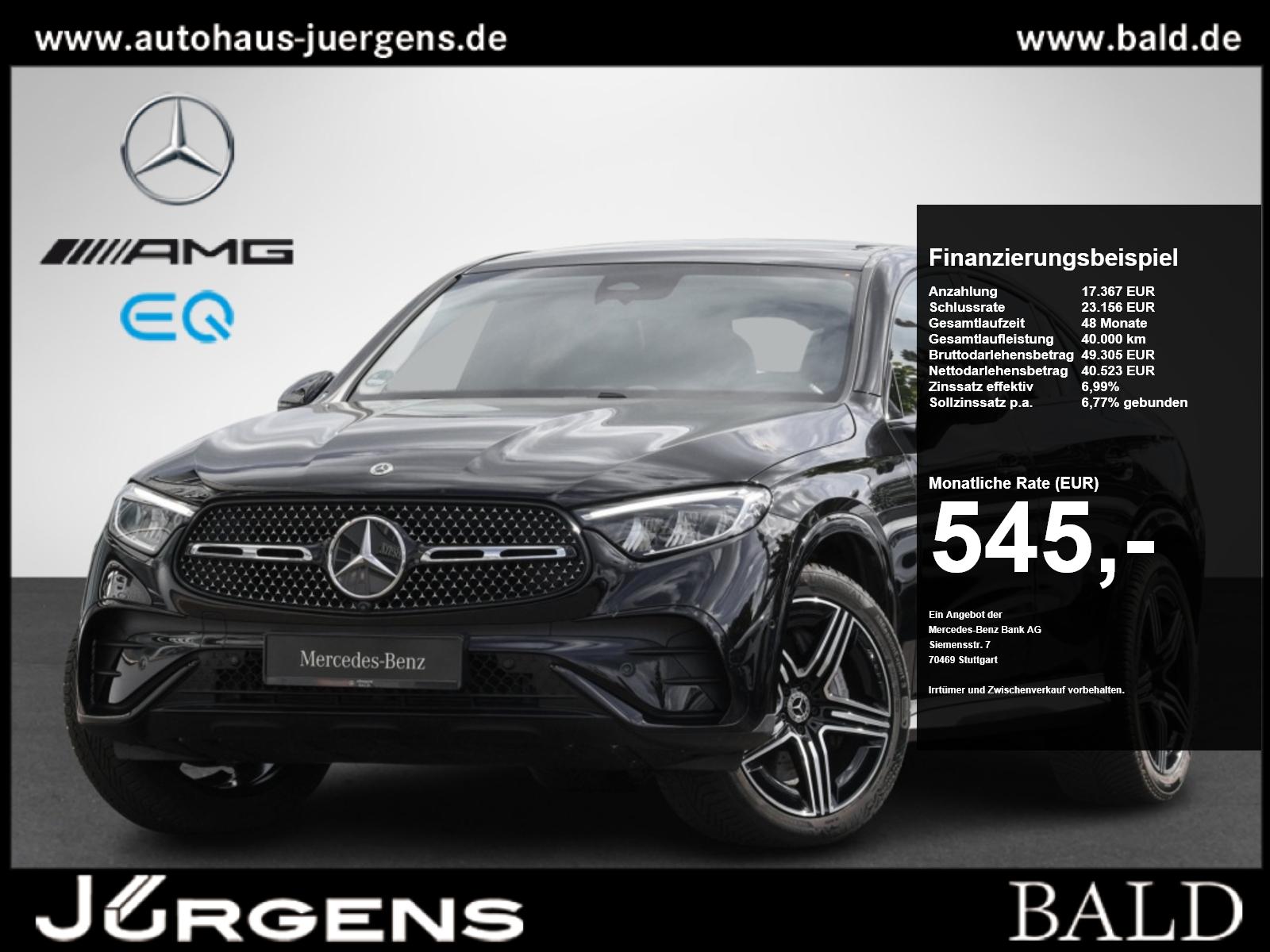 Mercedes-Benz GLC 200 4M Coupé AMG-Sport/Pano/AHK/360/Dist/20'