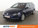 Volkswagen Golf VII 2.0 TDI Highline BM Aut.*NAVI*CAM*LED* - mit Diesel-Antrieb: Blau, Schiebedach, Kombi