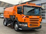 Scania P230 Kehrmaschine Johnston VT605- 6 M³ - Scania Autokran