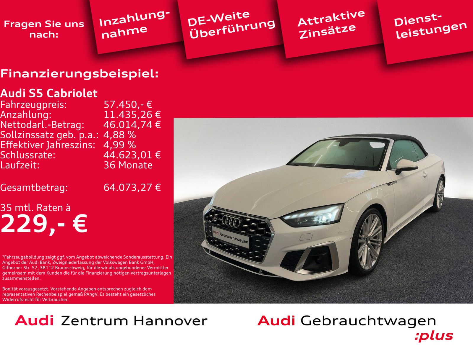Audi S5 Cabriolet 3.0 TFSI quattro LED APS