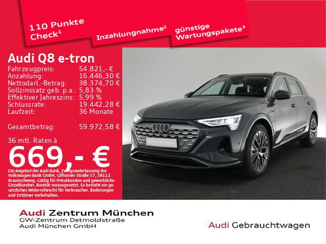 Audi Q8 e-tron 55 qu. advanced 21"Zoll/Matrix/Luftfed