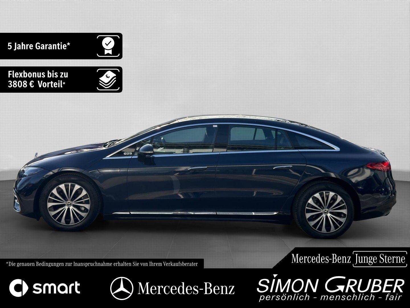 Fahrzeugabbildung Mercedes-Benz EQS 500 4M AMG Pano 4*Massage Sitzklima 118kwh