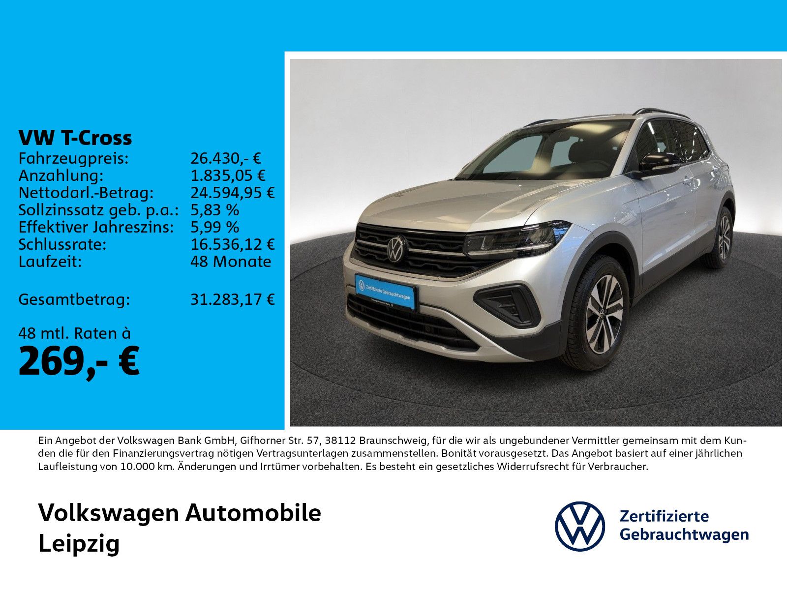Volkswagen T-Cross 1.0 TSI Energy DSG ACC Navi SHZ PDC foto 1