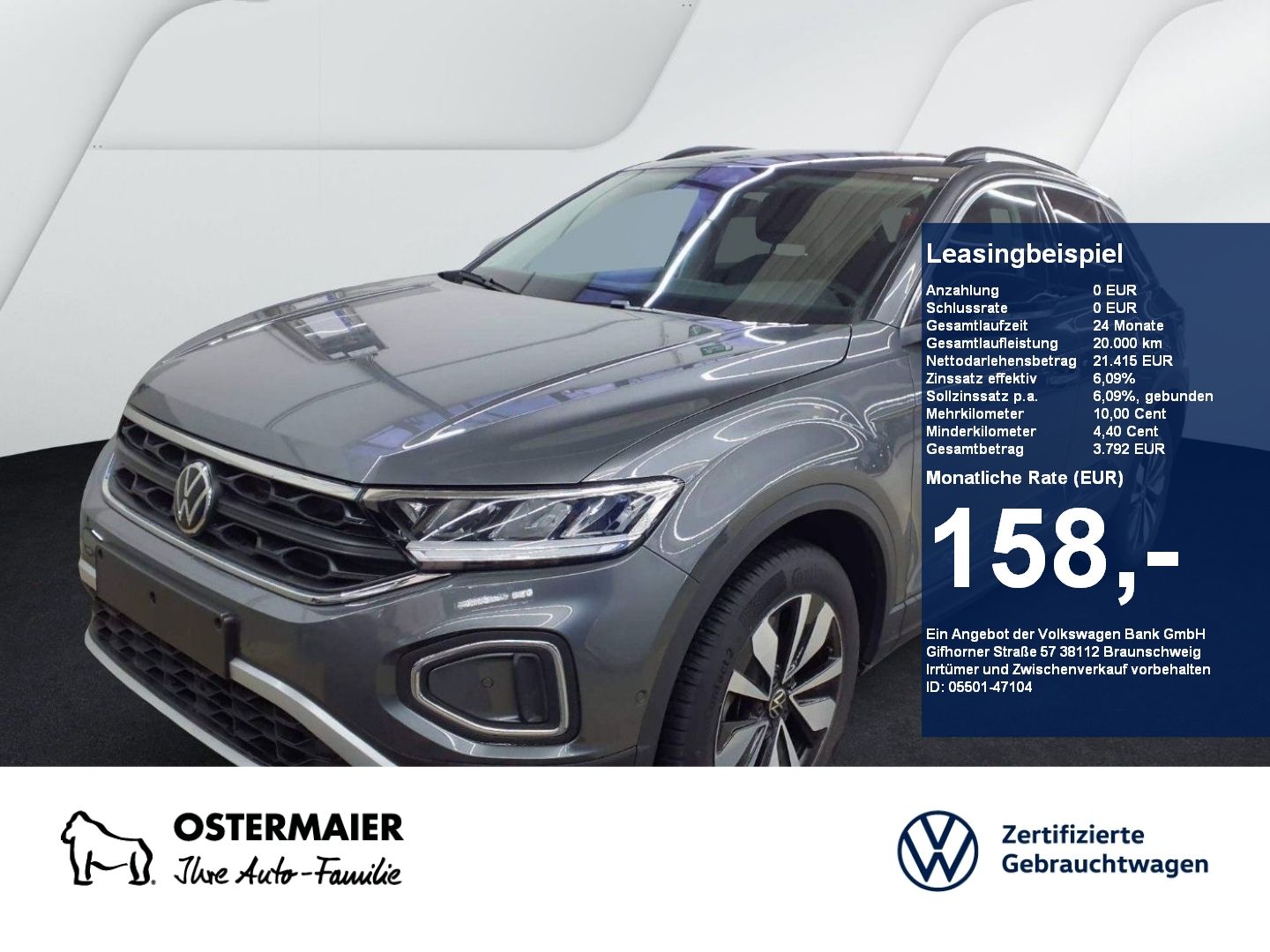 Volkswagen T-Roc GOAL 1.0TSI 116PS ACC.NAVI+VC.LED.APP-C.SH