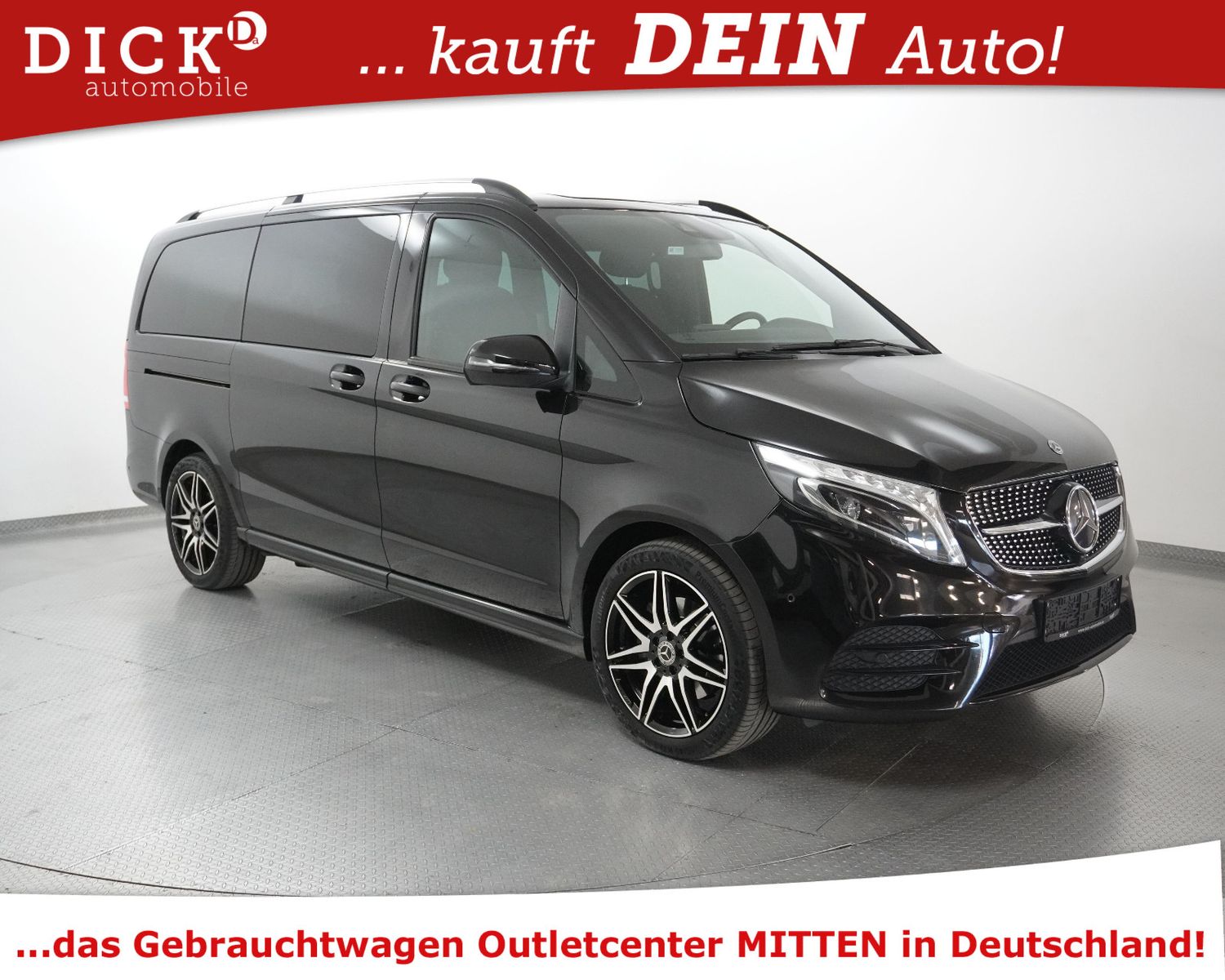 Fahrzeugabbildung Mercedes-Benz V300d 2X AMG Line LANG >NIGHT+NAV+LED+KAM+SHZ+19