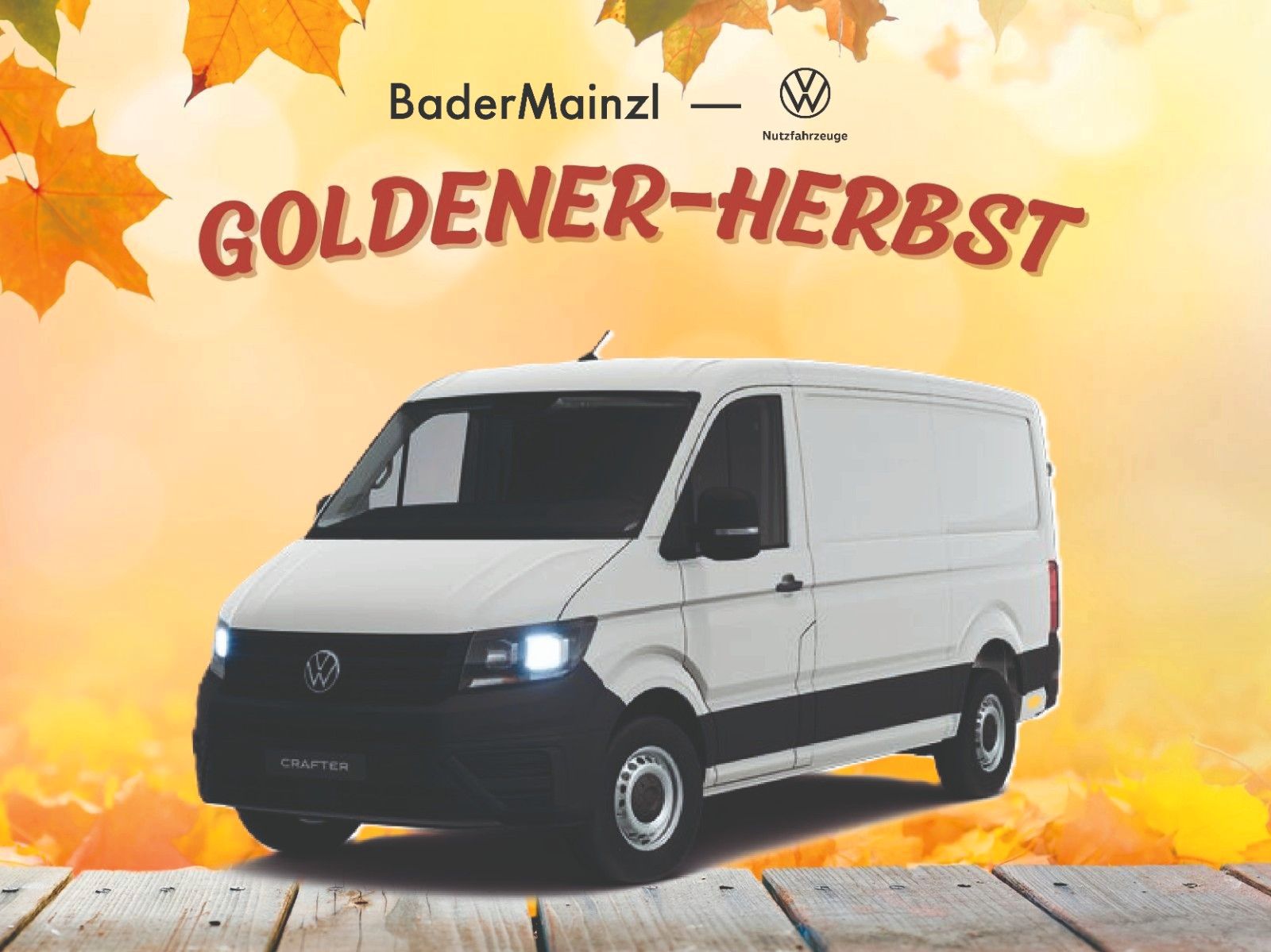 Volkswagen Crafter 35TDI "Herbst-Sales" AKTION BaderMainzl!