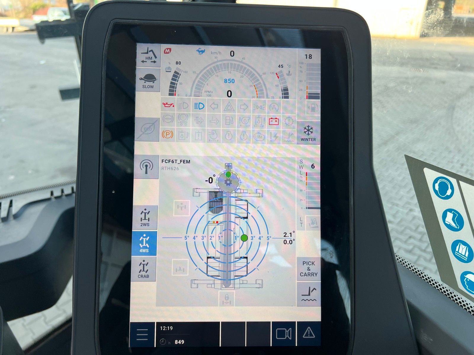 Fahrzeugabbildung Andere Magni RTH 6.26 / nur 849h ! / Gabel / 5 t Winde