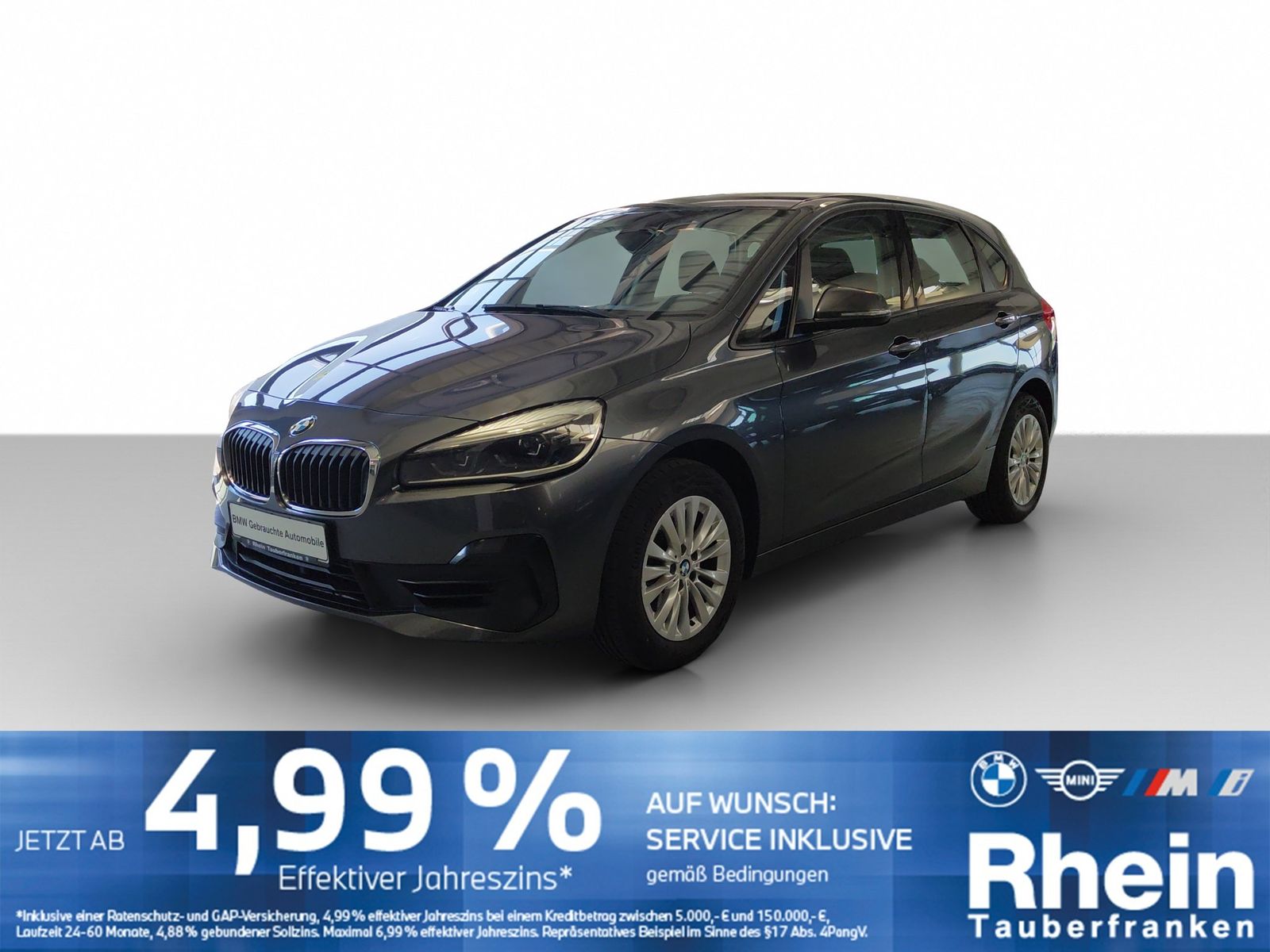 BMW 218i Active Tourer LED/NAVI/PDC/TEMP/SH/H-Klappe