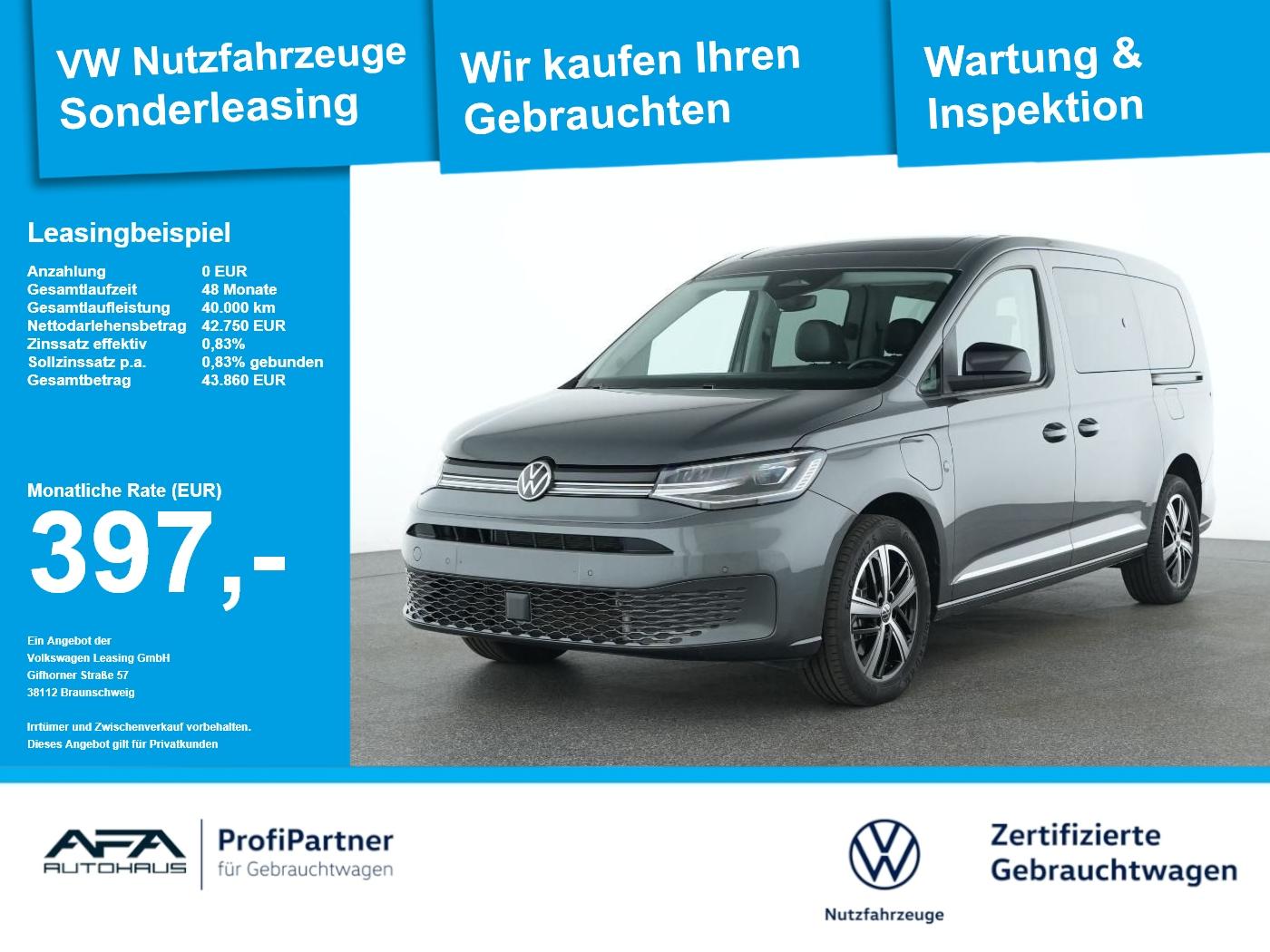 Volkswagen Caddy Maxi 1.5 eHybrid STYLE DSG LED*NAV*AHK*RFK