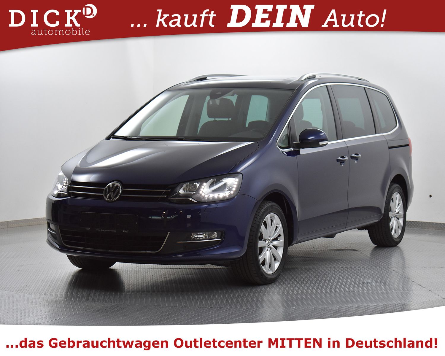 VW Sharan 1.4 TSI DSG Highl PANOR+LEDER+DYNAUD+AHK+ - Image 2
