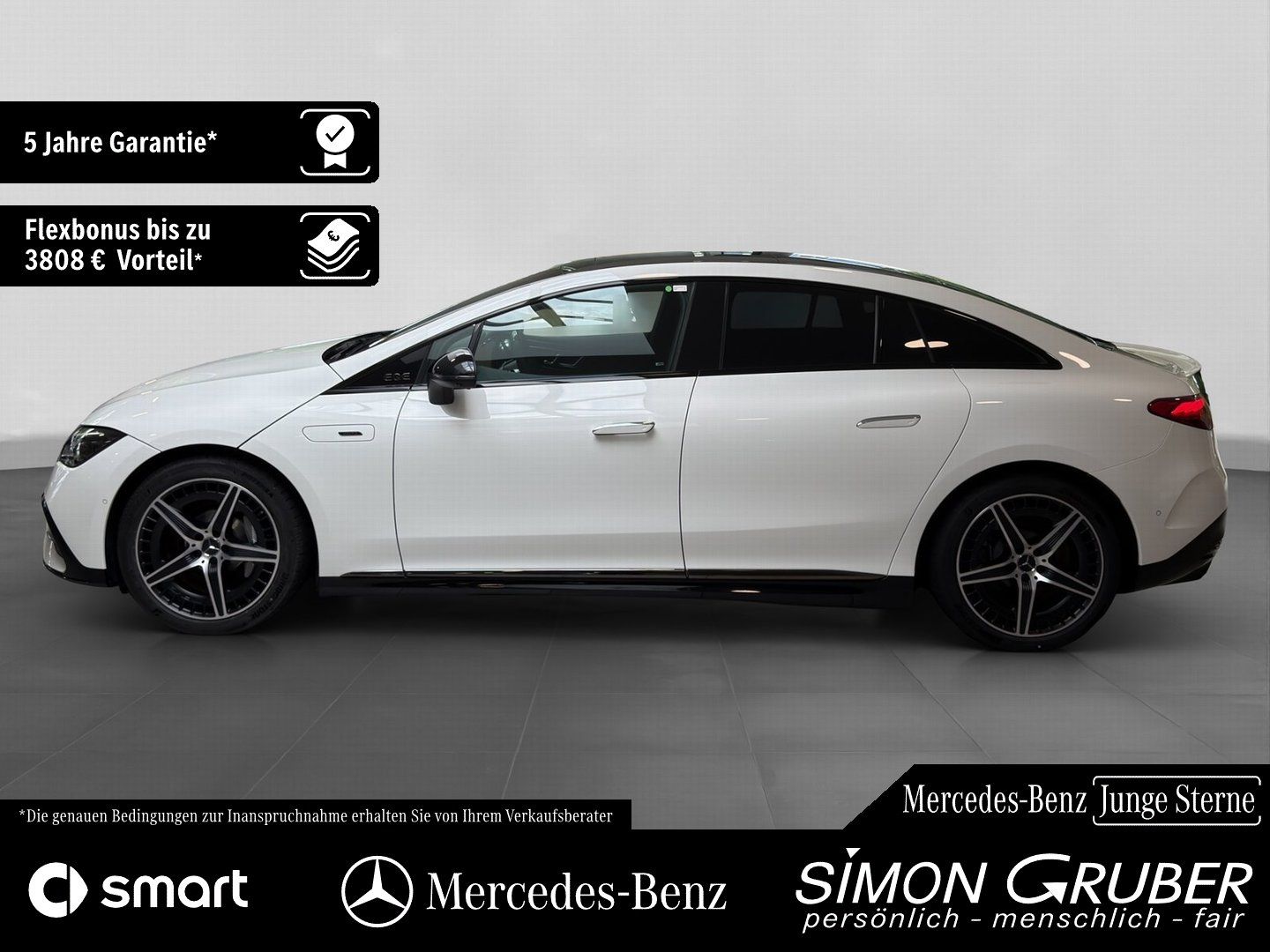 Fahrzeugabbildung Mercedes-Benz EQE 43 4M AMG Hyper Pano HUD Massage Md2025