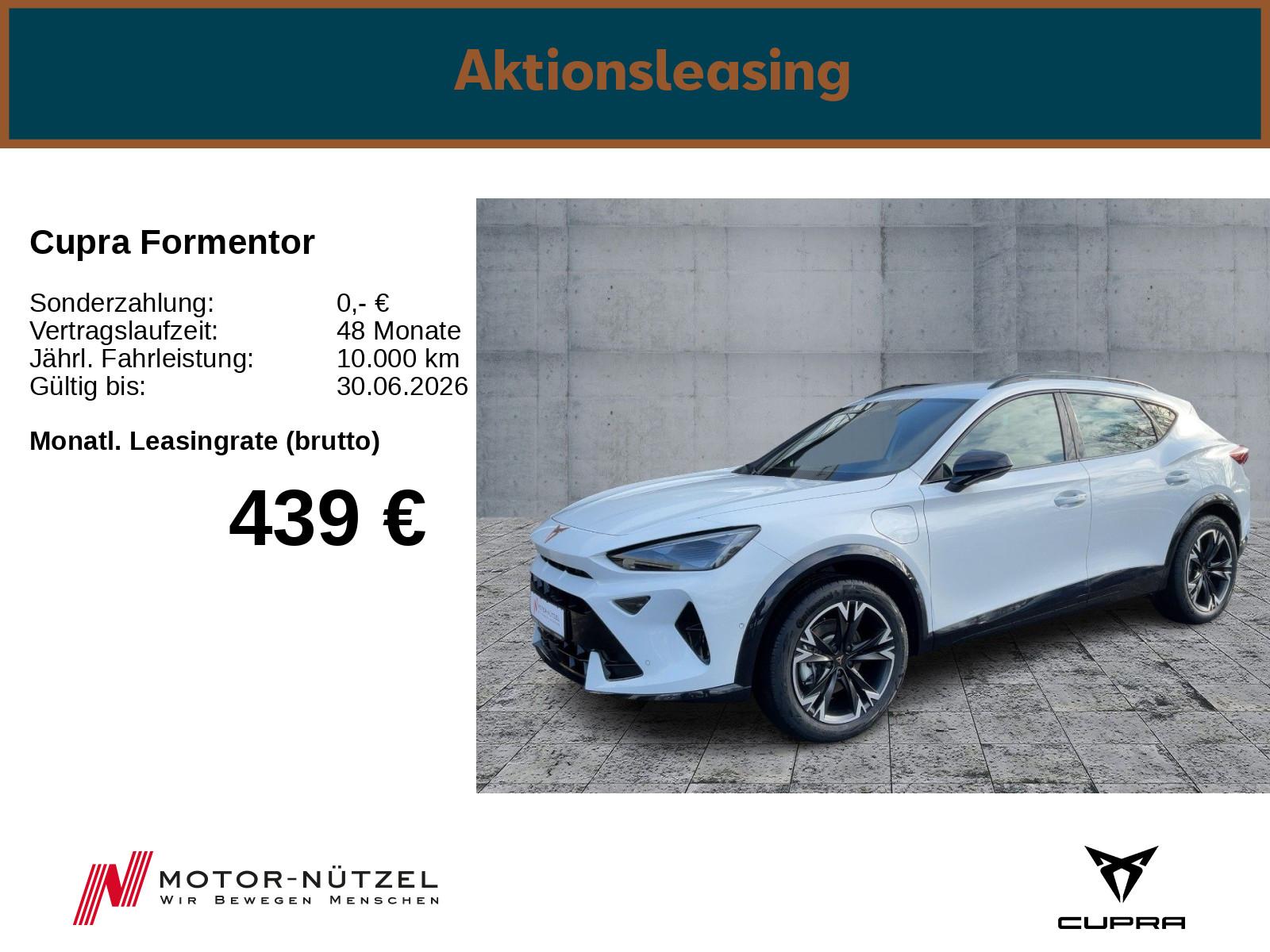 Cupra Formentor e-Hybrid 204PS/ SHZ/ Sennheiser/ RFK