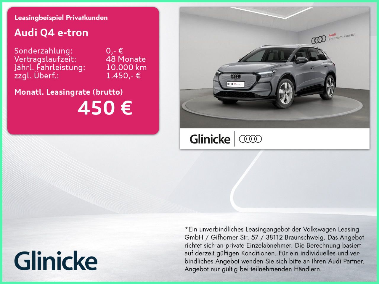 Audi Q4 SUV e-tron NEUBESTELLUNG MJ 2027