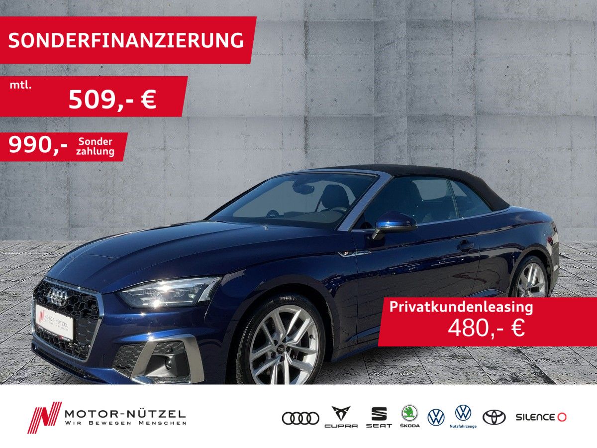 Audi A5 Cabriolet 40 TFSI S-LINE 5JG+LED+NAVI+SHZ+PLA