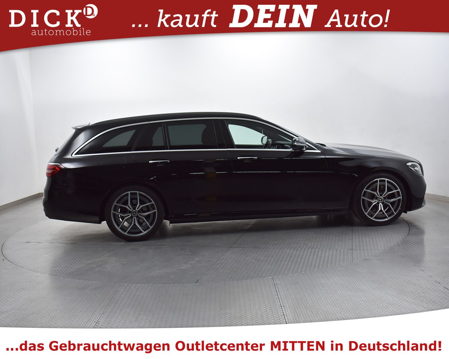 MERCEDES-BENZ E220d T 2X AMG Line BURMES+WIDESC+LED+360+AHK+AC - Image 2