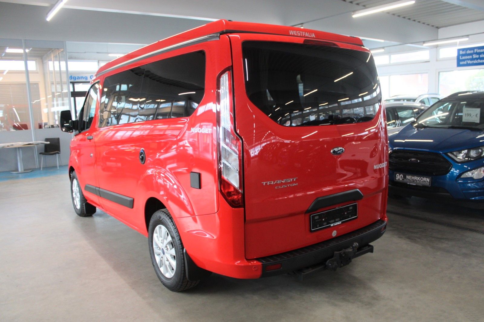 Fahrzeugabbildung Ford Transit Custom NUGGET Aufstelldach AHK Markise