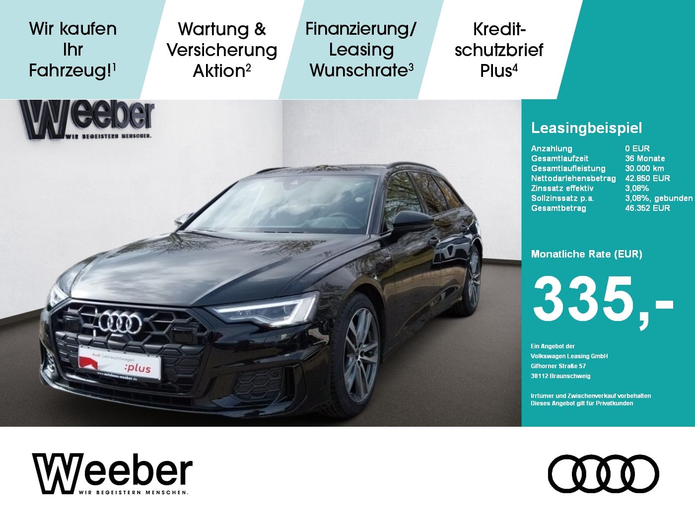 Audi A6 Avant S line *NAVI*HUD*LEDER*MATRIX*19LM*5J G